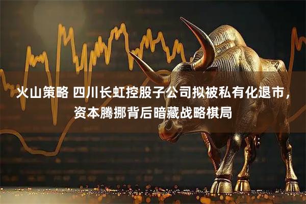 火山策略 四川长虹控股子公司拟被私有化退市，资本腾挪背后暗藏战略棋局